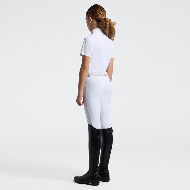 Blusa Competition Junior Mujer Blanca