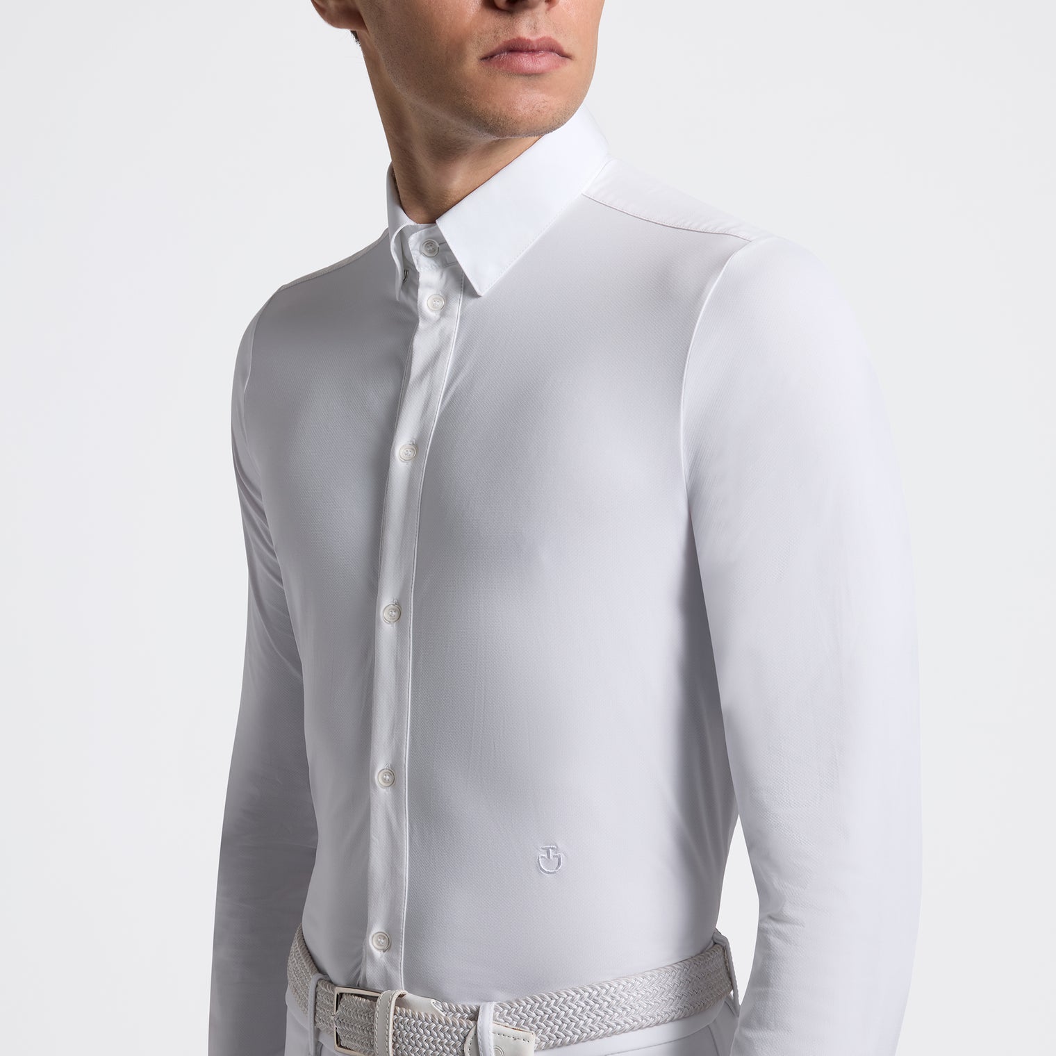 Camisa Hombre Guibert Manga Larga Blanco