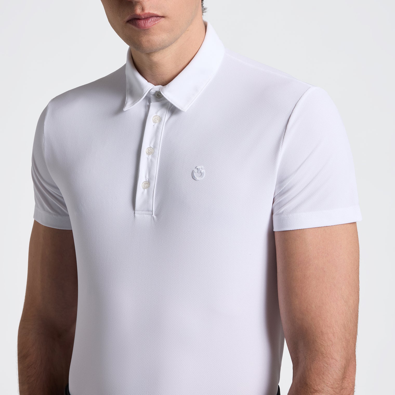 Polera de Entrenamiento Hombre Blanca