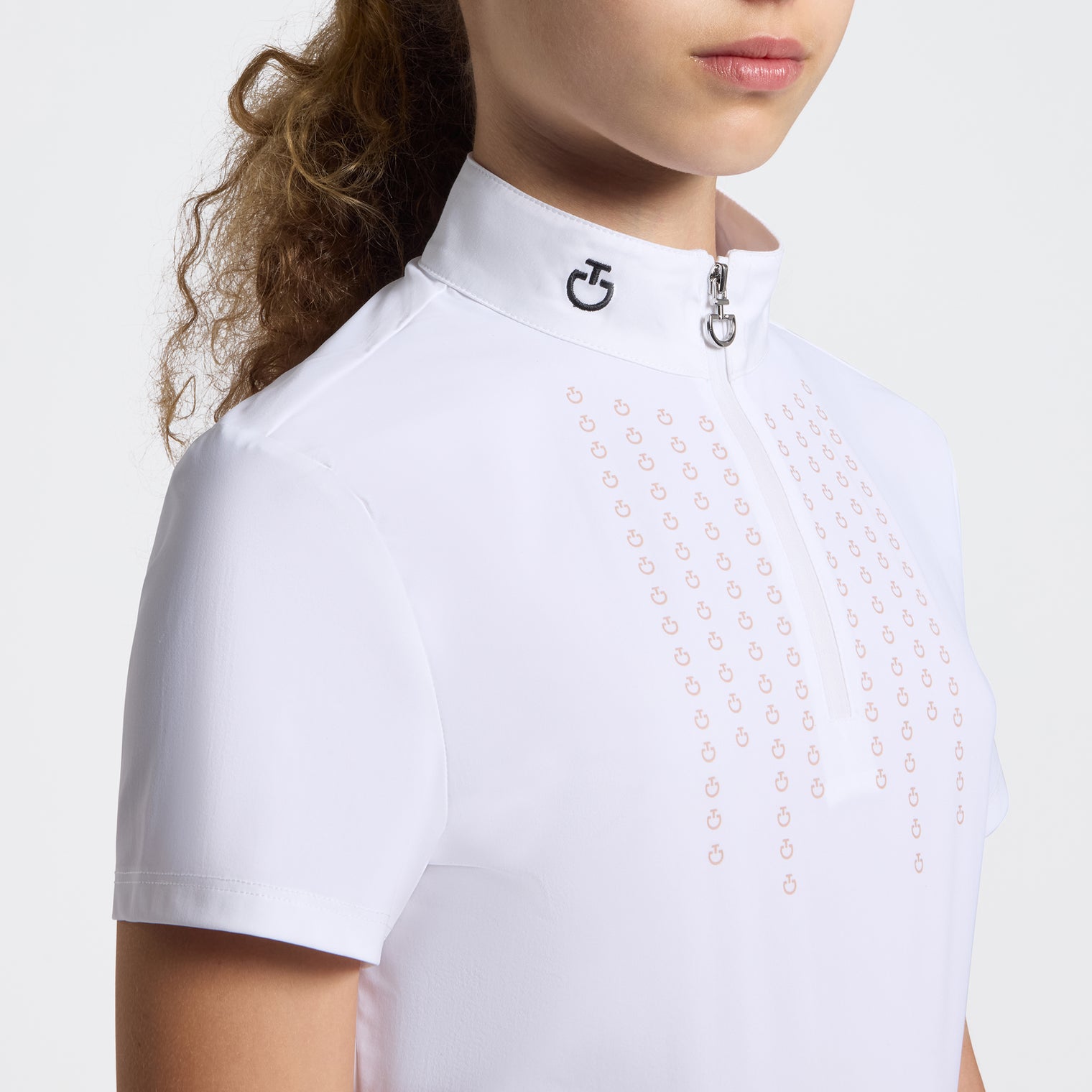 Blusa Competition Junior Mujer Blanca