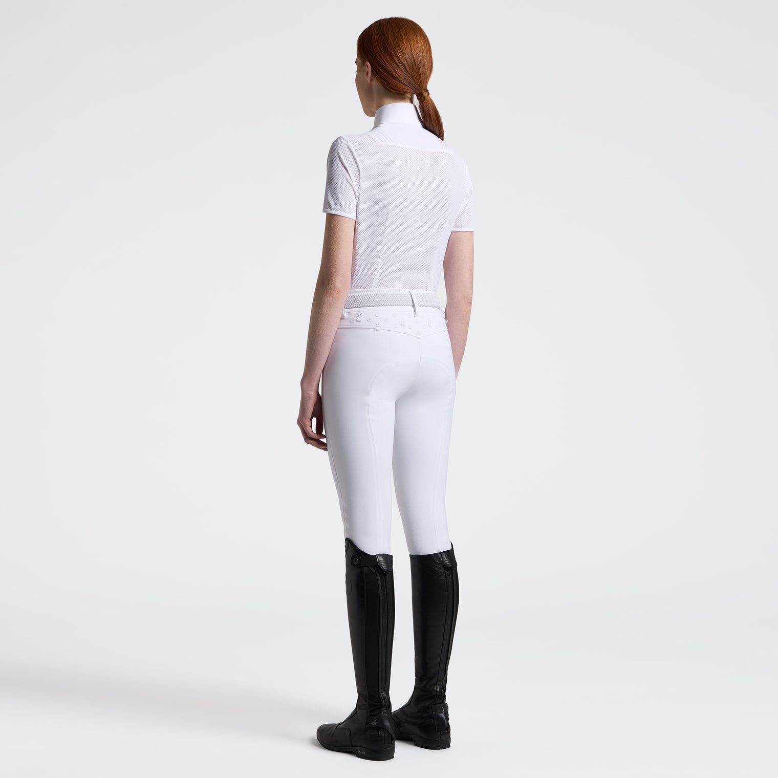Blusa American Mujer Manga Corta Blanca