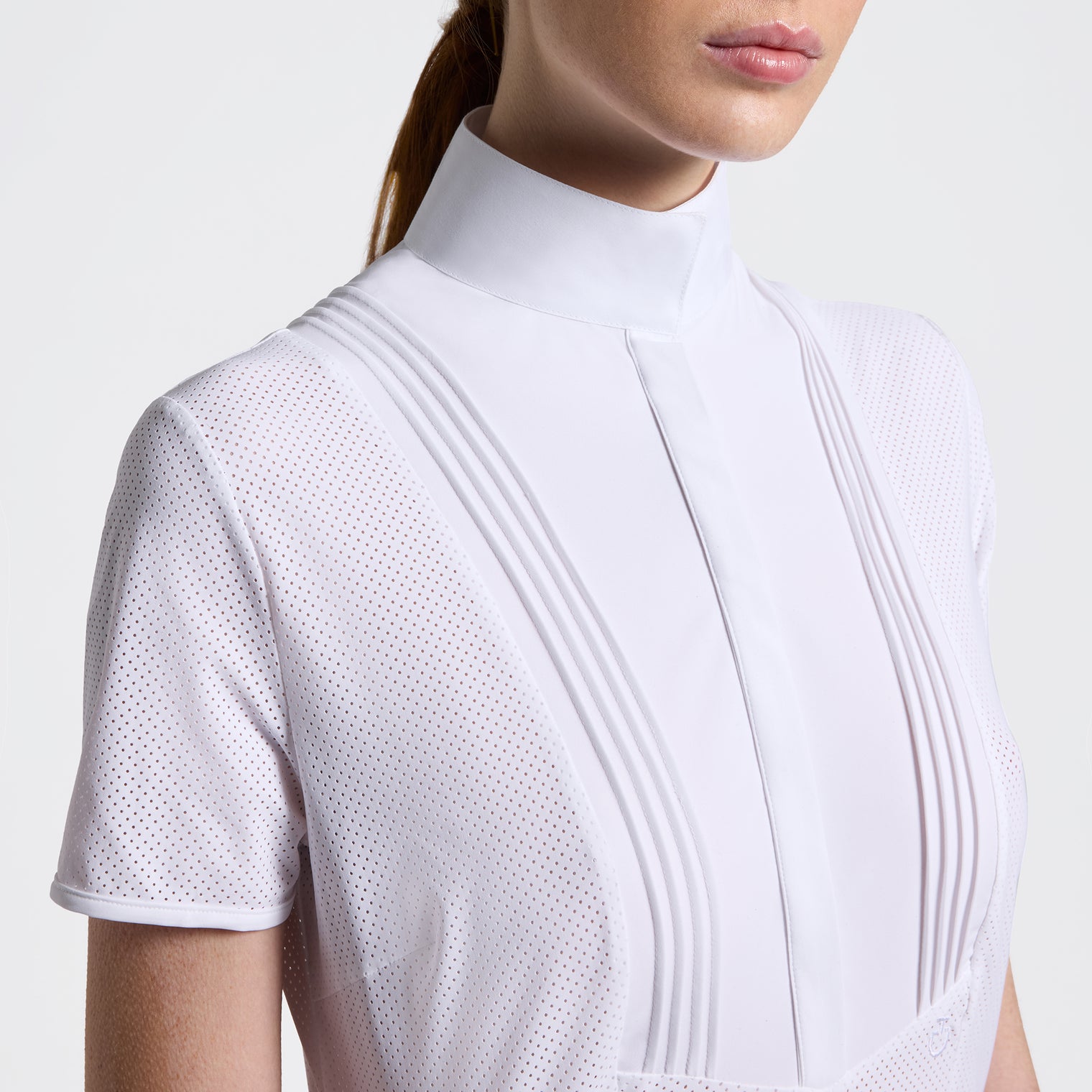 Blusa American Mujer Manga Corta Blanca