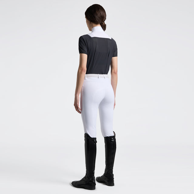 Blusa American Mujer Manga Corta Dark Grey