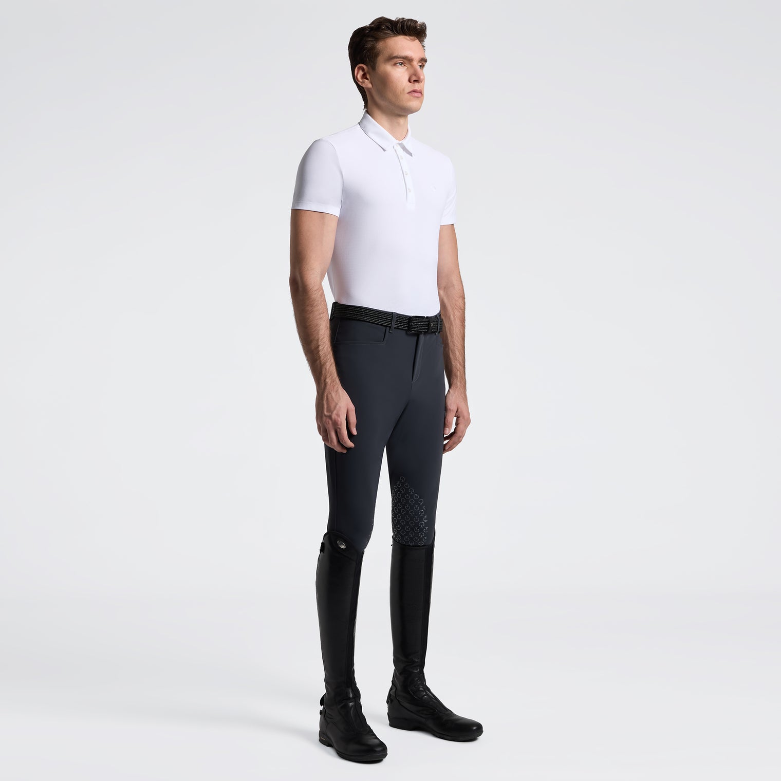 Polera de Entrenamiento Hombre Blanca