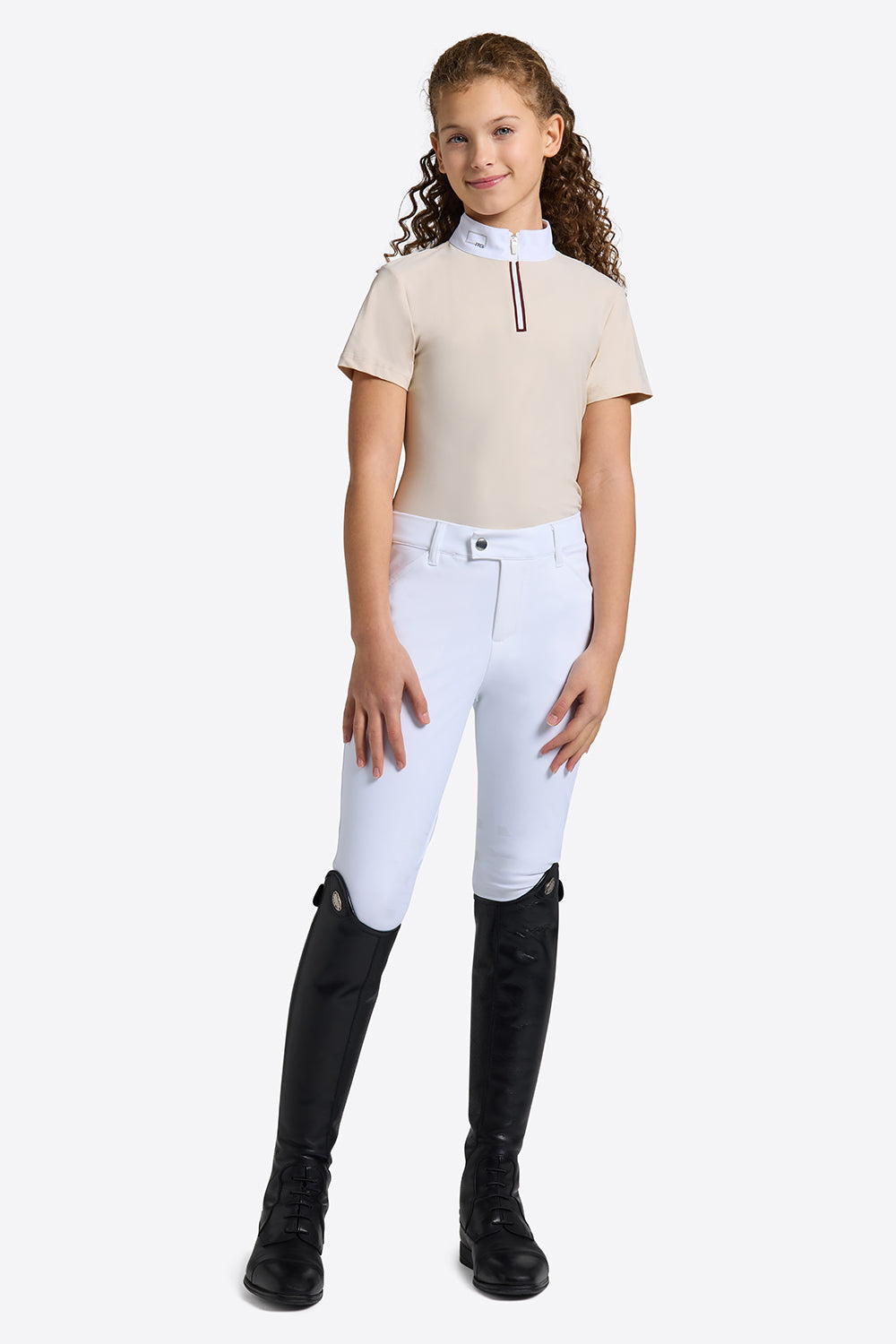 Polera de Concurso Niña Beige