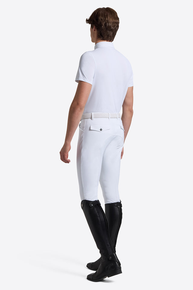 Polera de Concurso Hombre Blanca