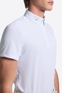 Polera de Concurso Hombre Blanca