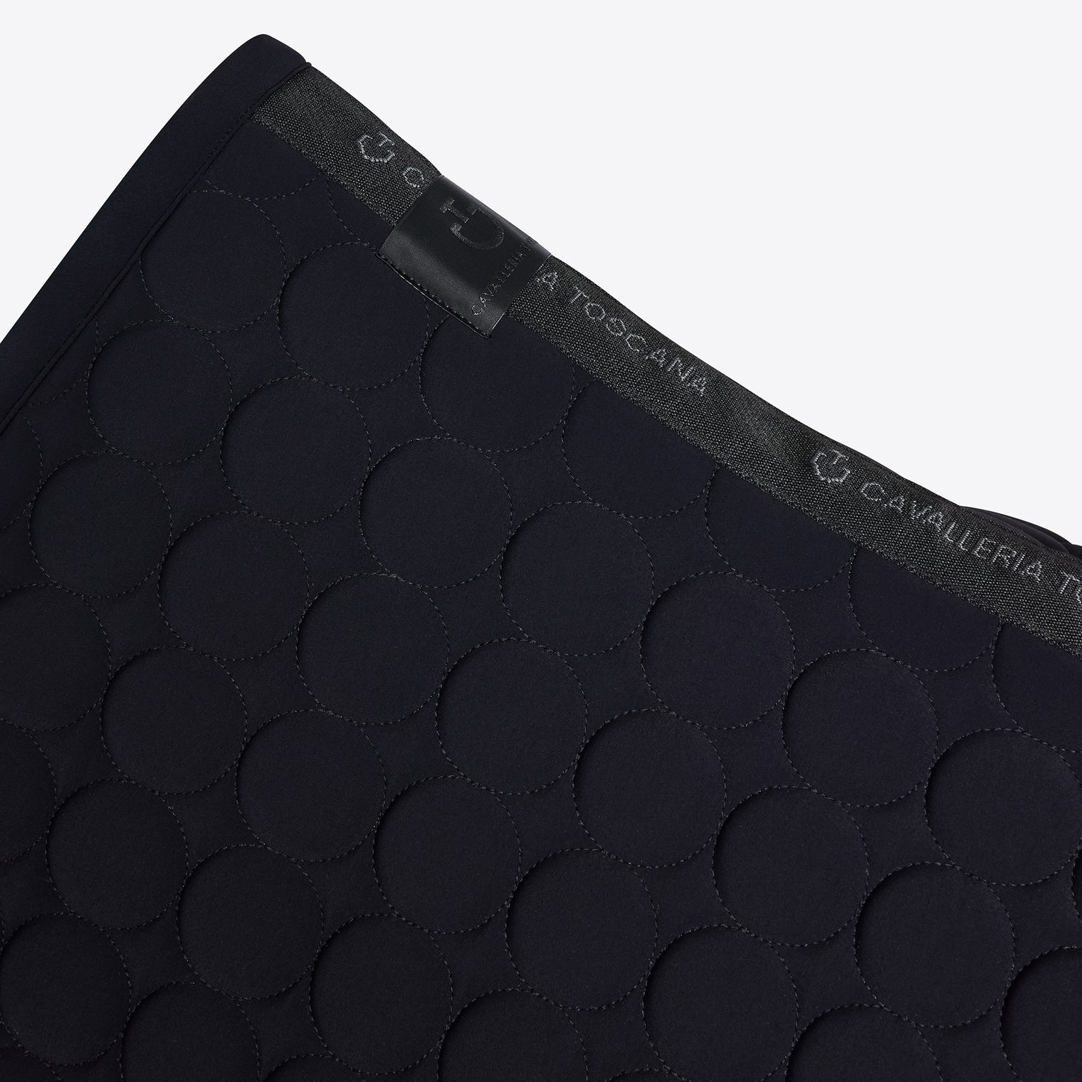 Mandil de Salto Negro con Logo Blanco