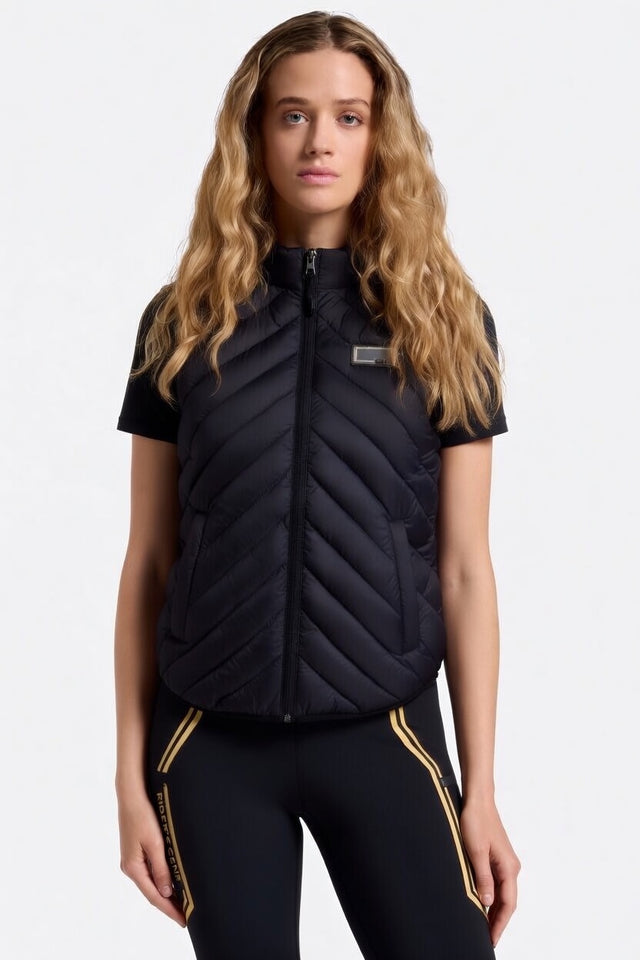 Parka sin Mangas Mujer Azul